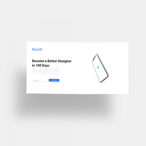 Redesign Daily UI Landing Page
